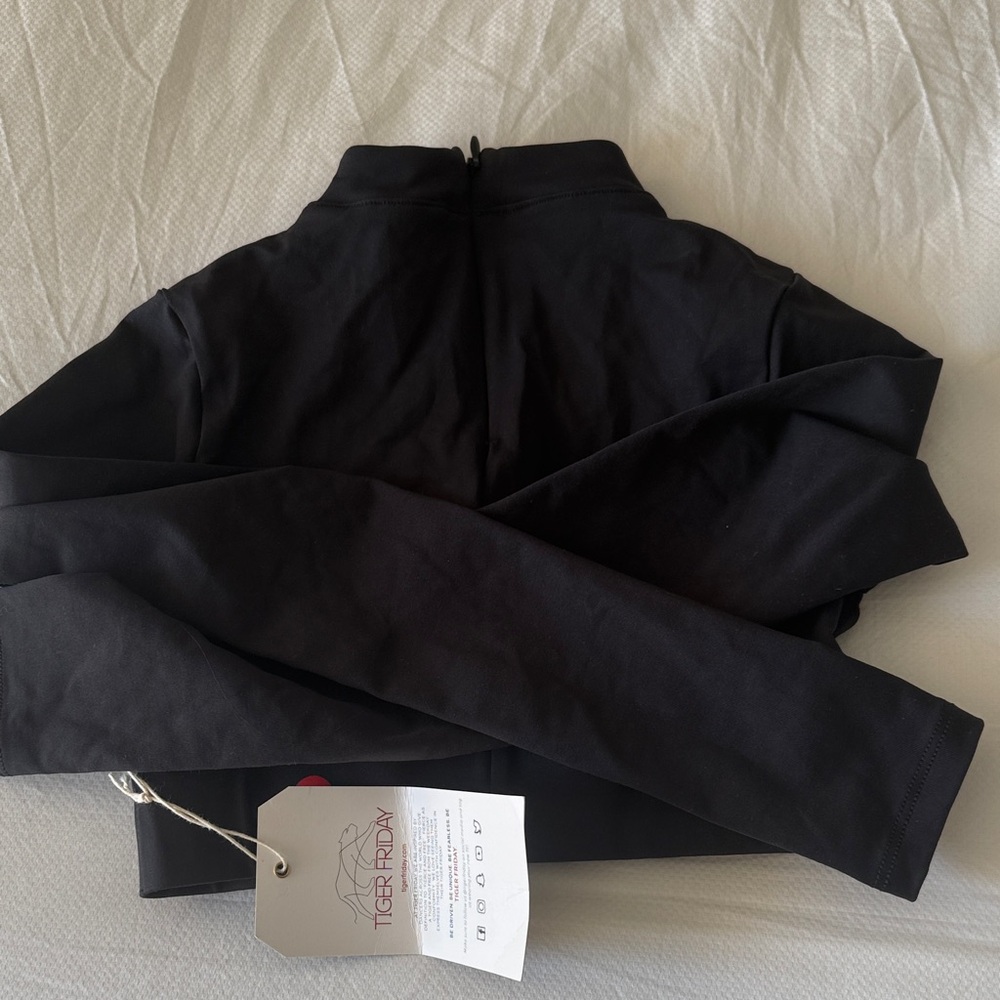 Tiger Friday Black Crop Top